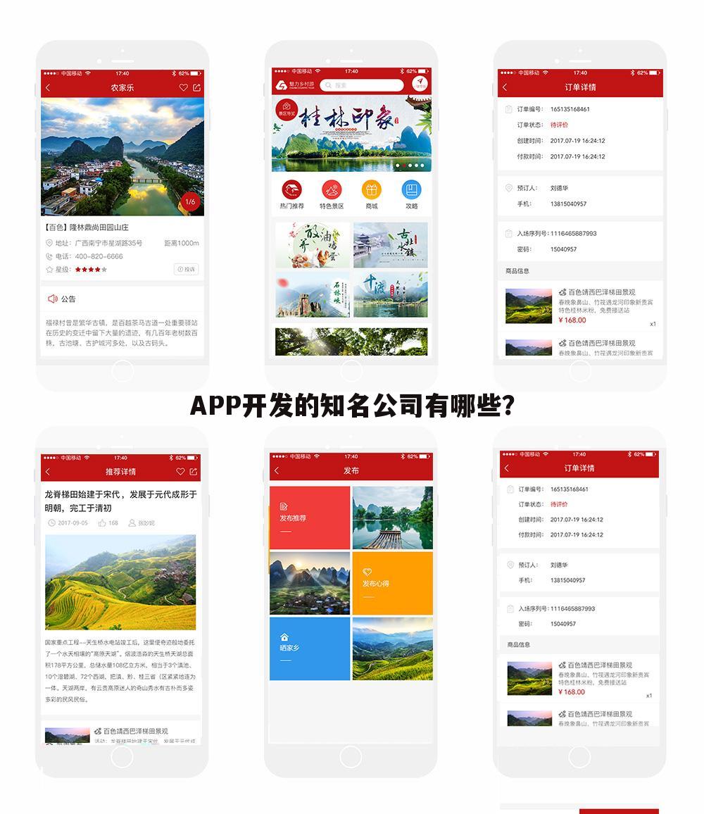 APP开发的知名公司有哪些?