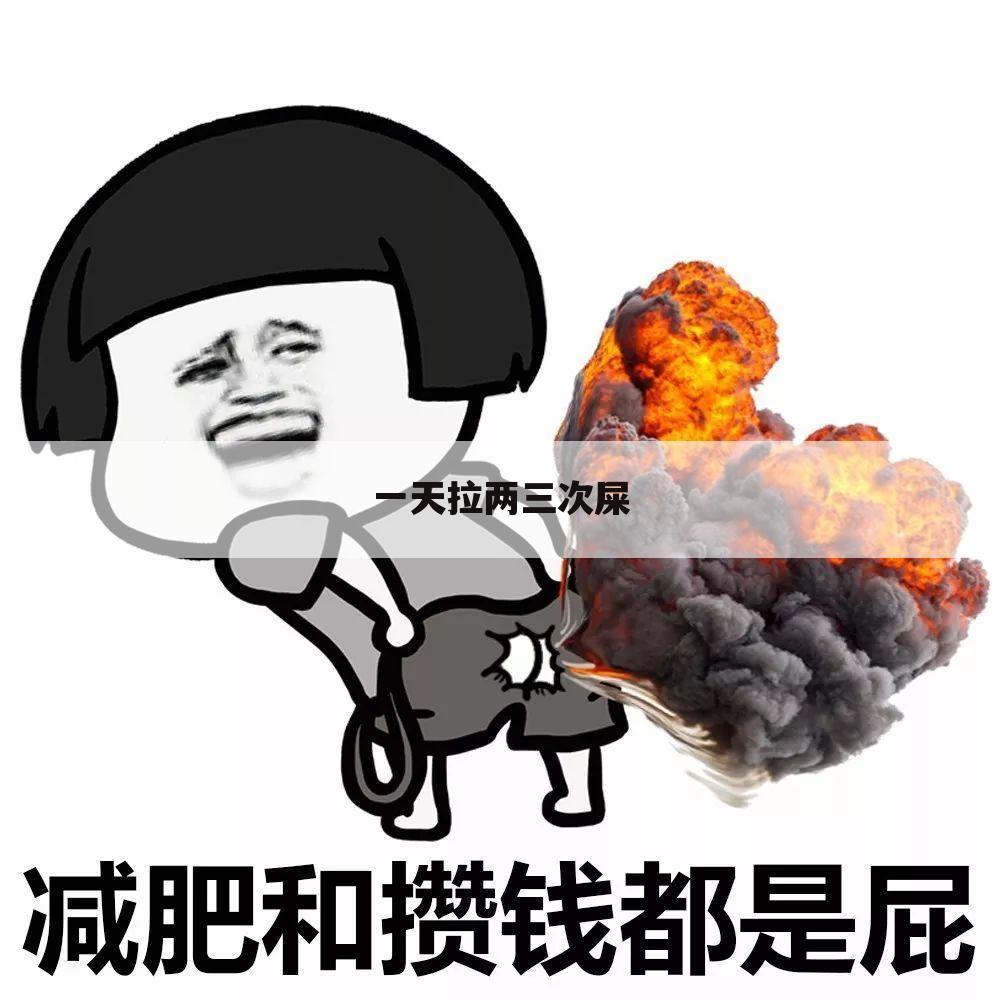 一天拉两三次屎