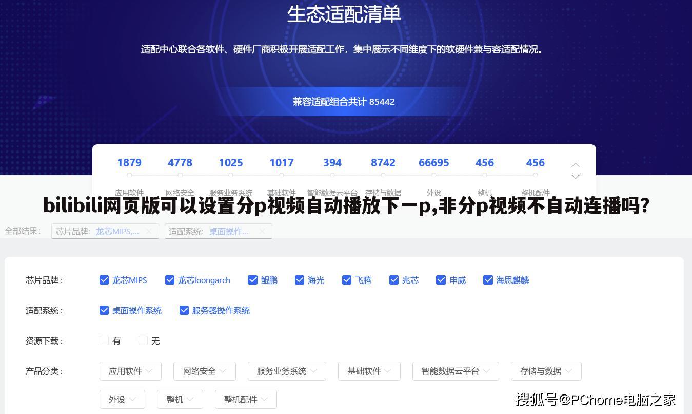 bilibili网页版可以设置分p视频自动播放下一p,非分p视频不自动连播吗?