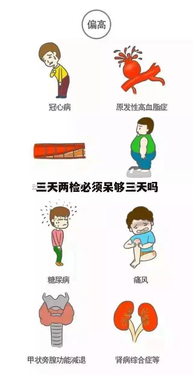 三天两检必须呆够三天吗