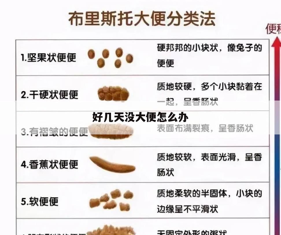 好几天没大便怎么办