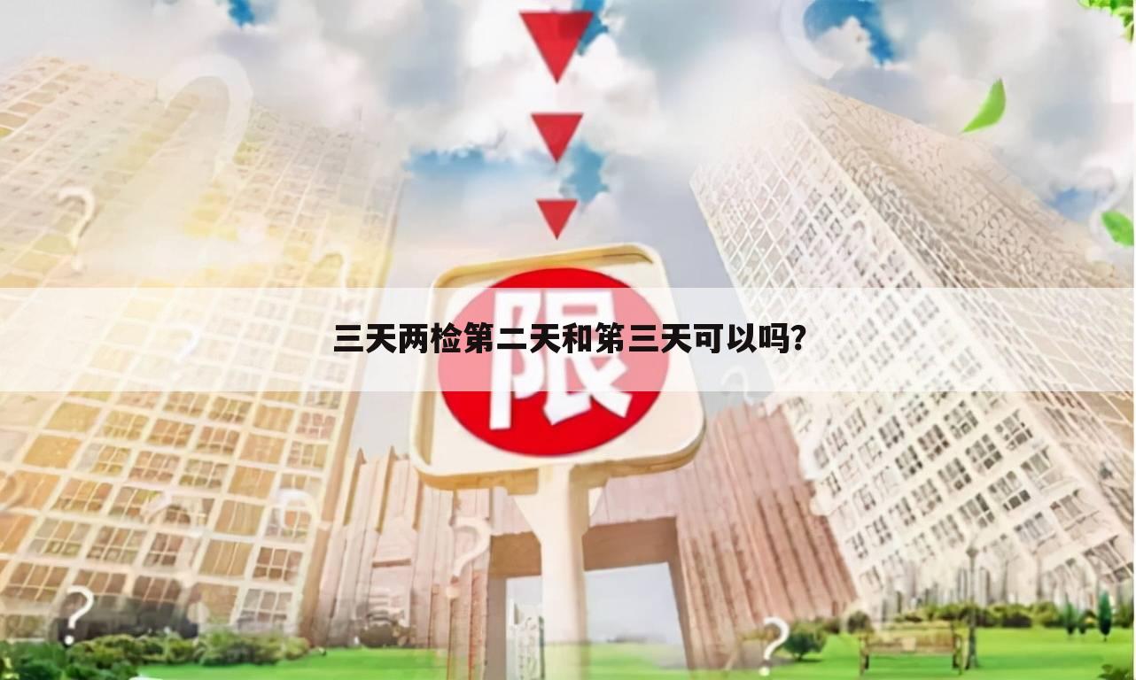 三天两检第二天和笫三天可以吗?