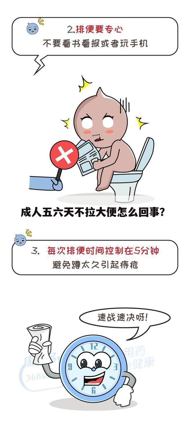 成人五六天不拉大便怎么回事?