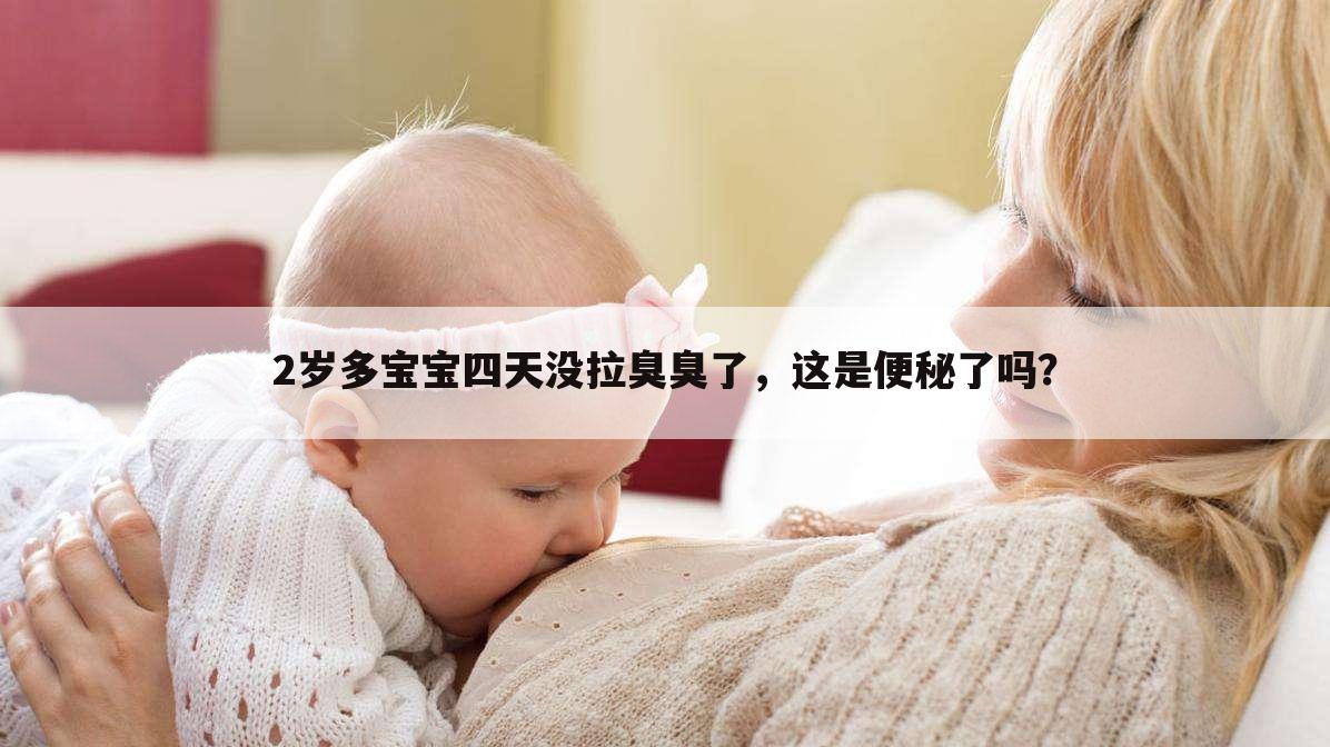 2岁多宝宝四天没拉臭臭了,这是便秘了吗?
