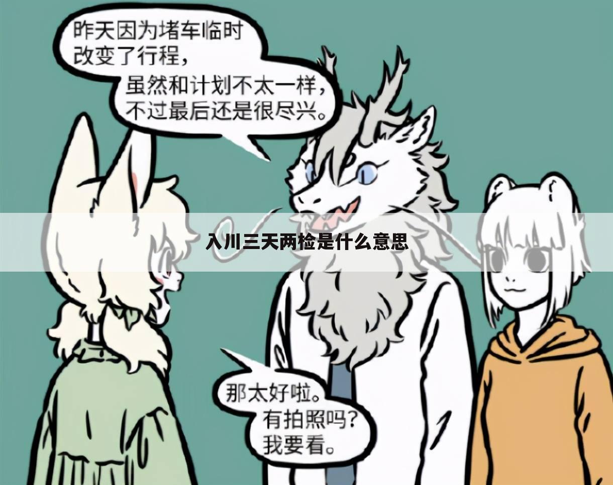 入川三天两检是什么意思