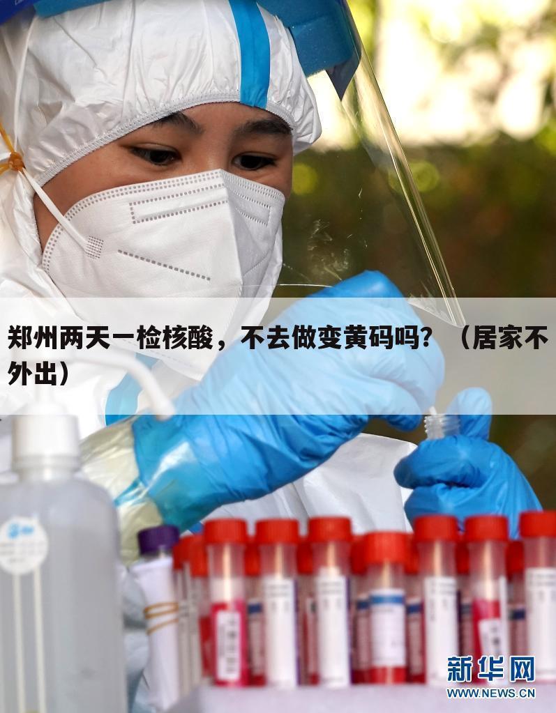 郑州两天一检核酸,不去做变黄码吗?(居家不外出)