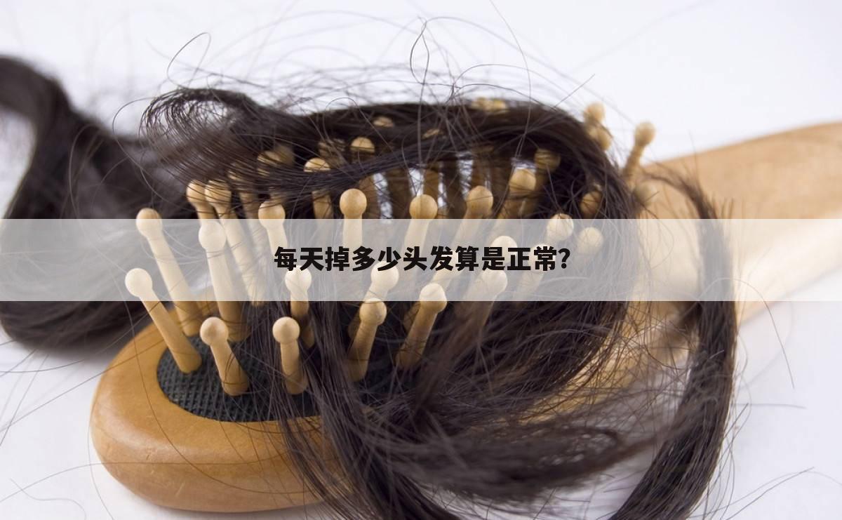 每天掉多少头发算是正常?