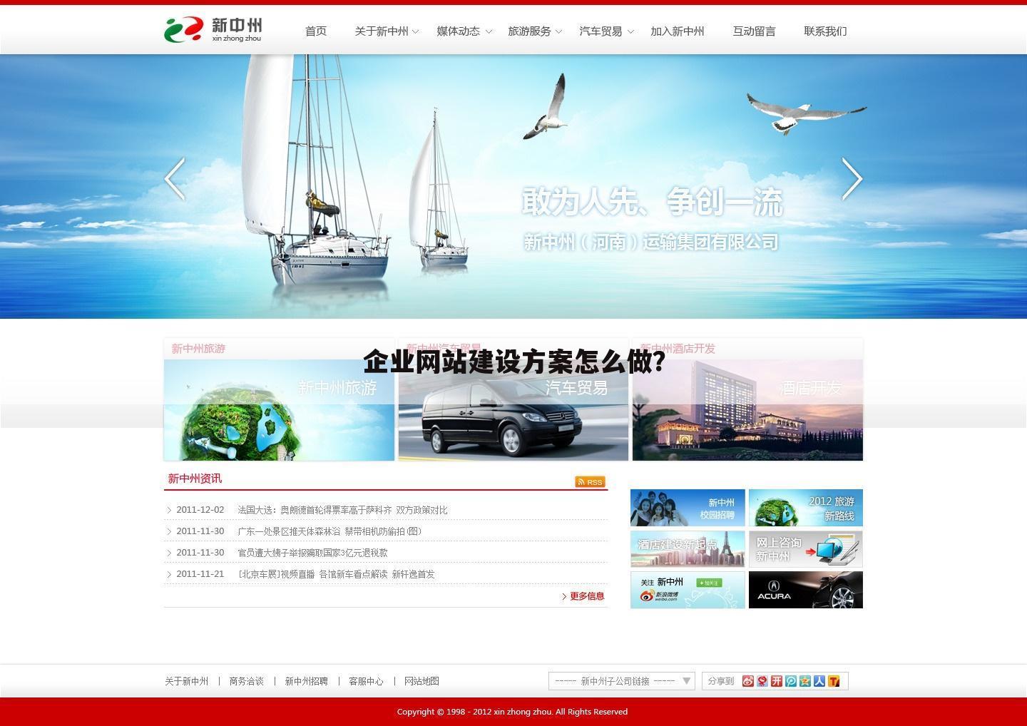企业网站建设方案怎么做?