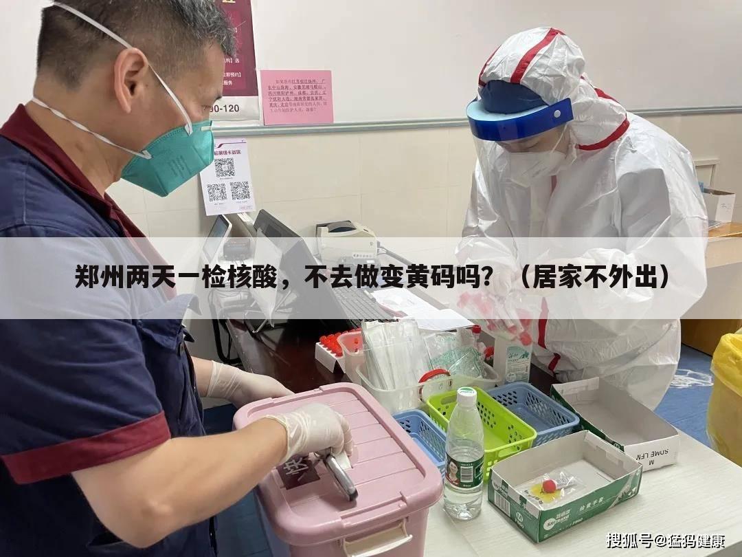 郑州两天一检核酸,不去做变黄码吗?(居家不外出)