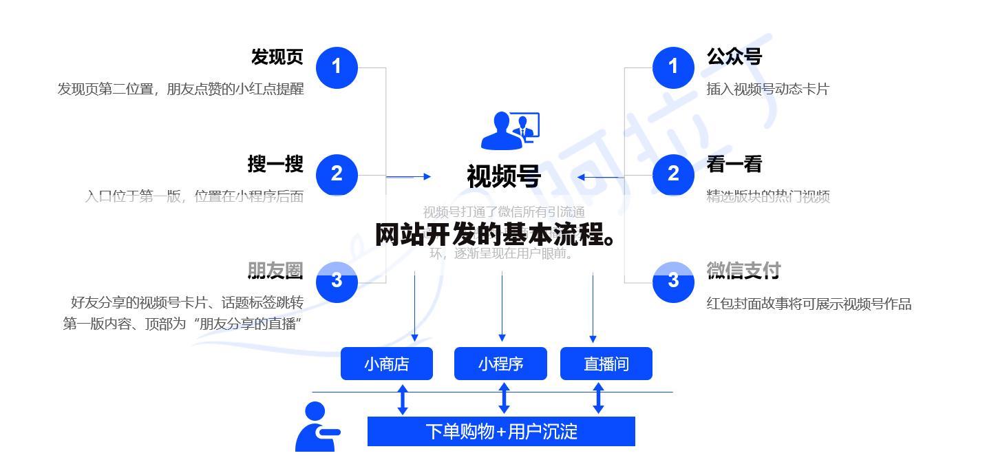 网站开发的基本流程。