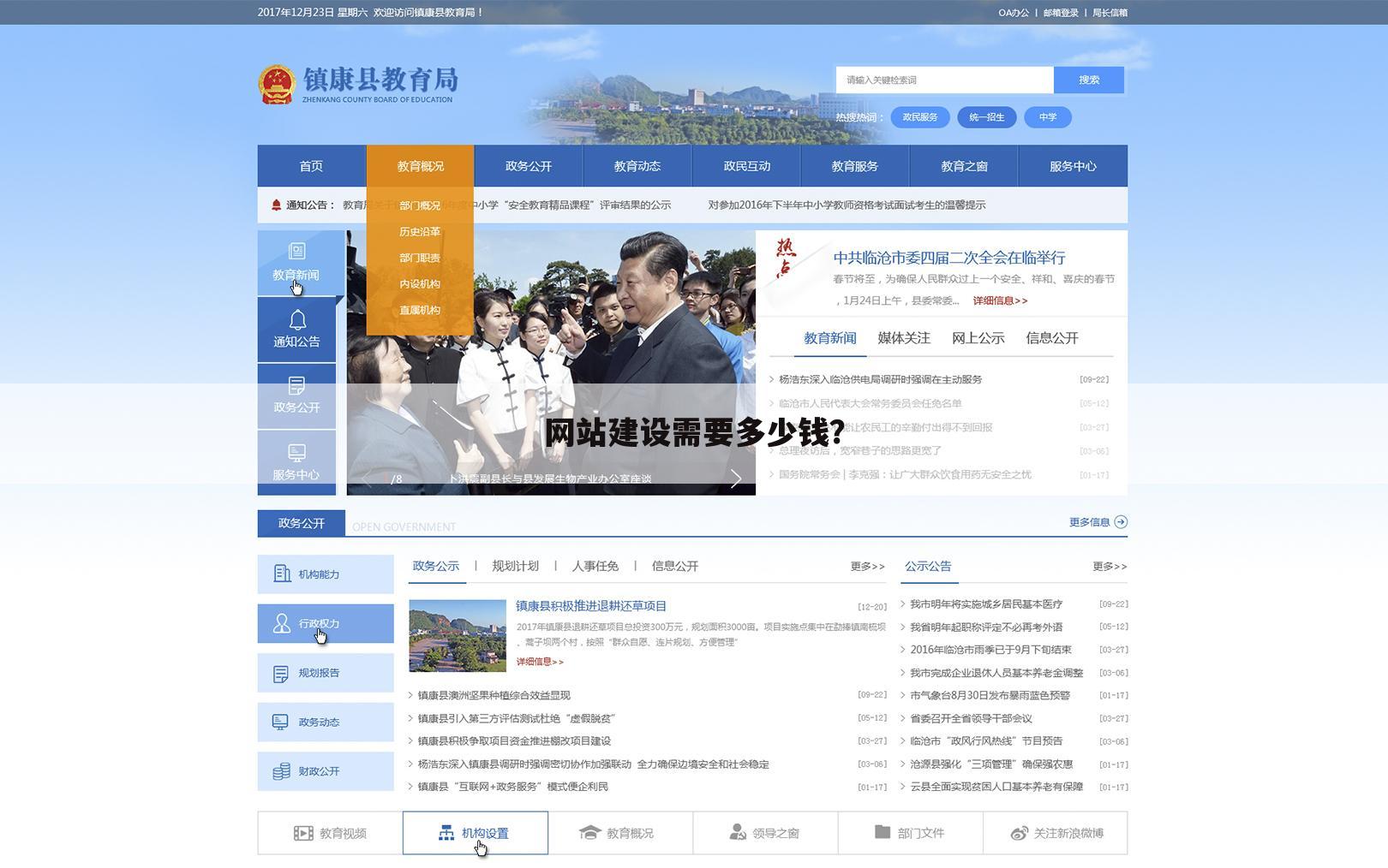 网站建设需要多少钱？