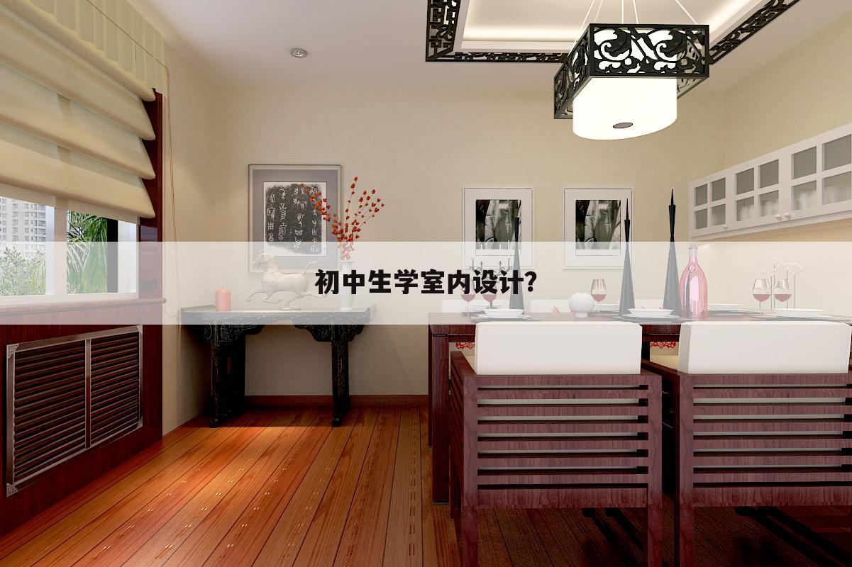 初中生学室内设计?