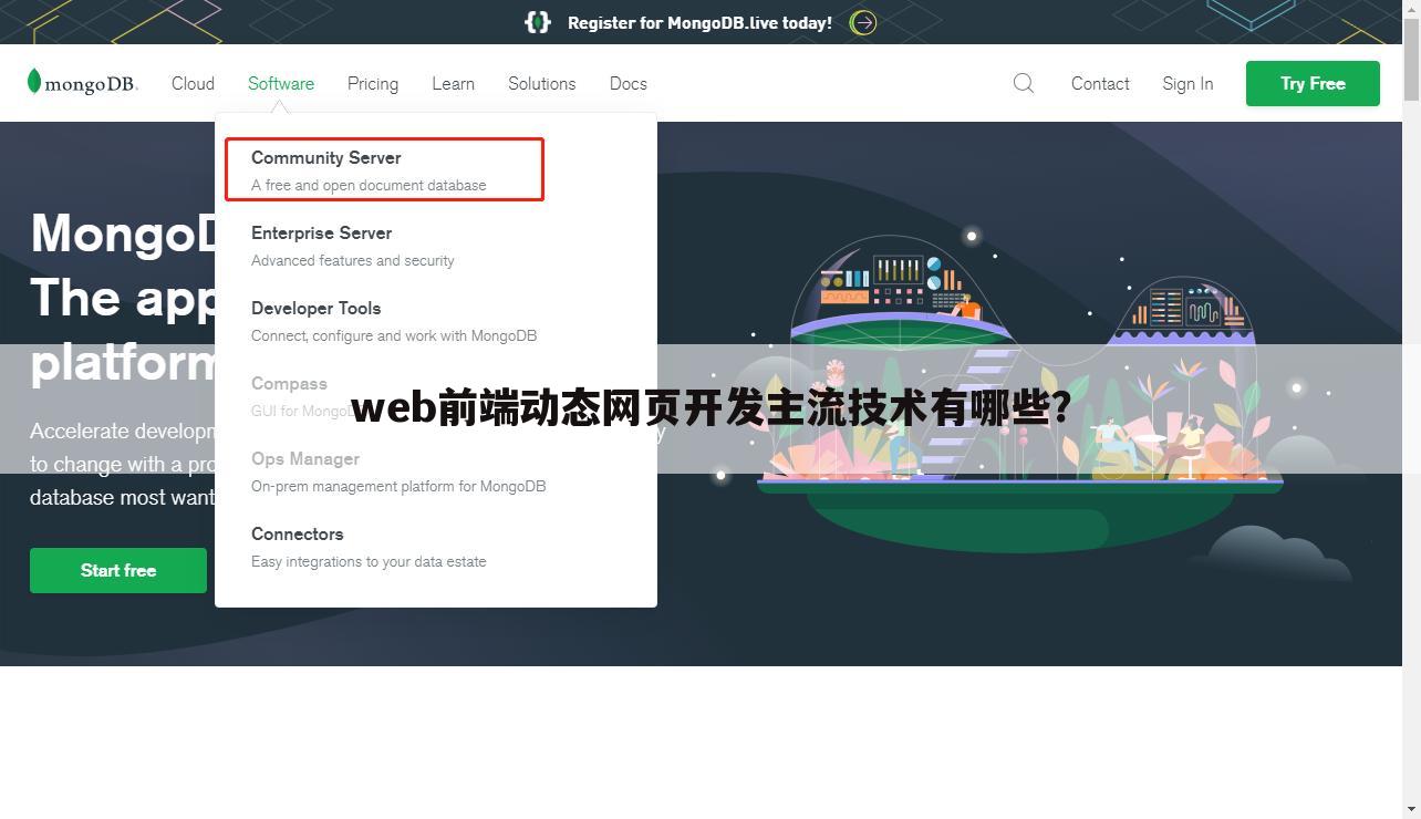 web前端动态网页开发主流技术有哪些?