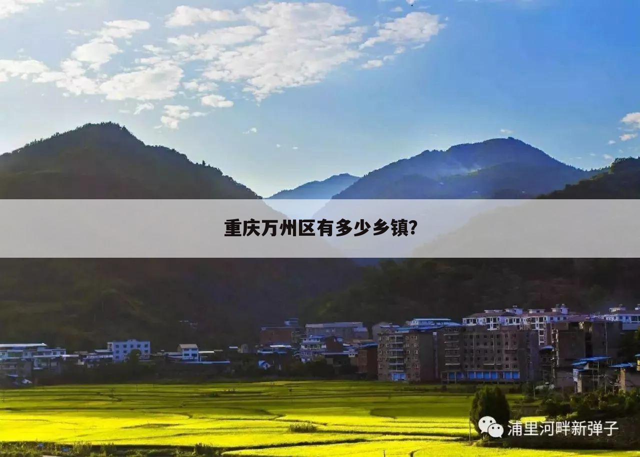 重庆万州区有多少乡镇?