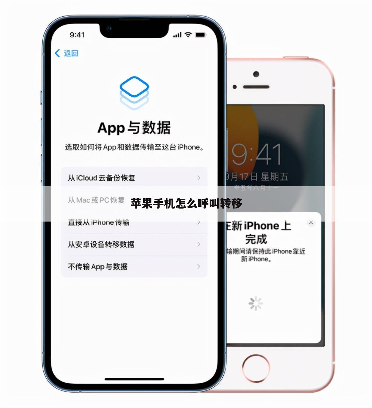苹果手机怎么呼叫转移