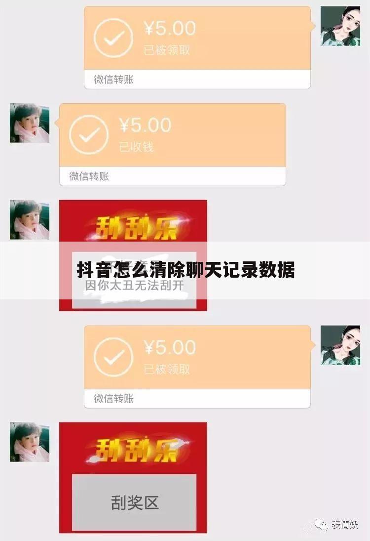 抖音怎么清除聊天记录数据