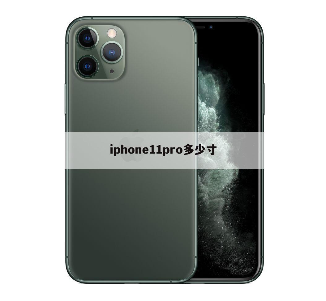 iphone11pro多少寸