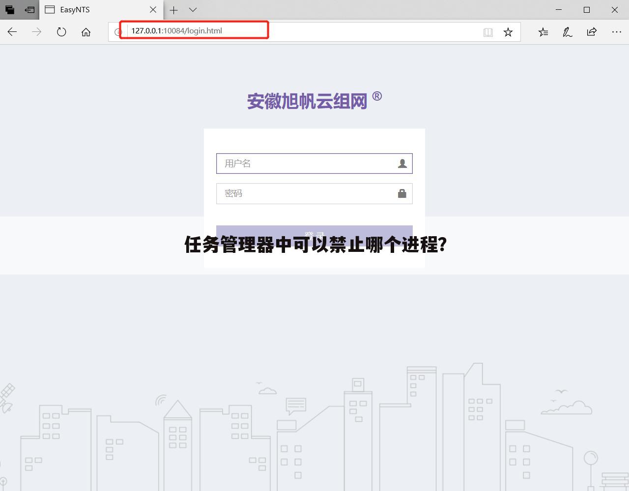 任务管理器中可以禁止哪个进程?