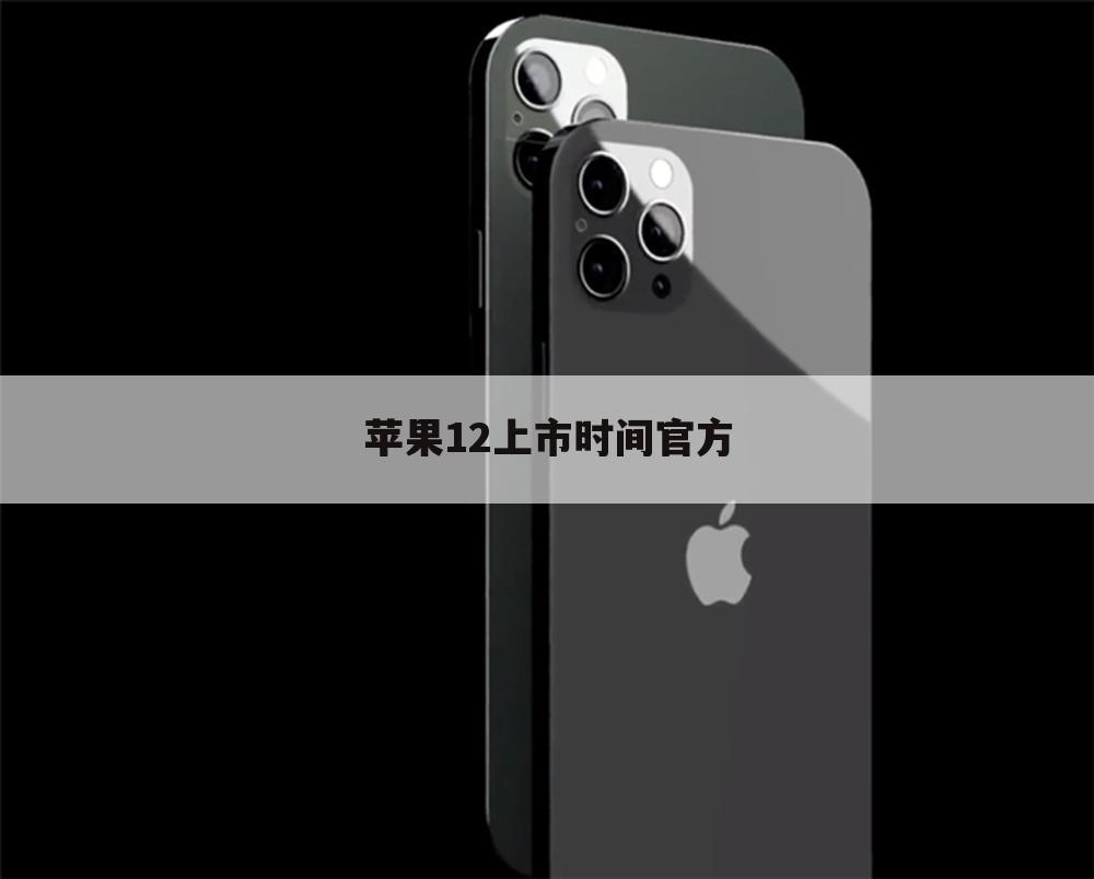 苹果12上市时间官方