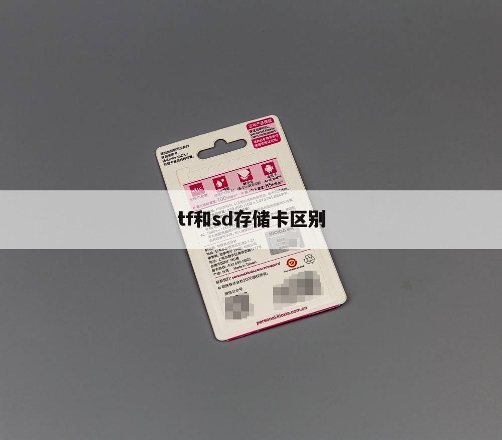 tf和sd存储卡区别