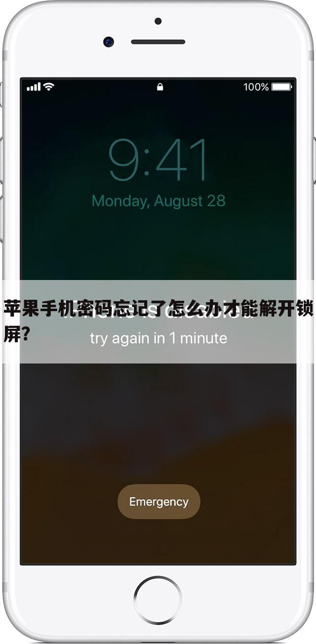 苹果手机密码忘记了怎么办才能解开锁屏？