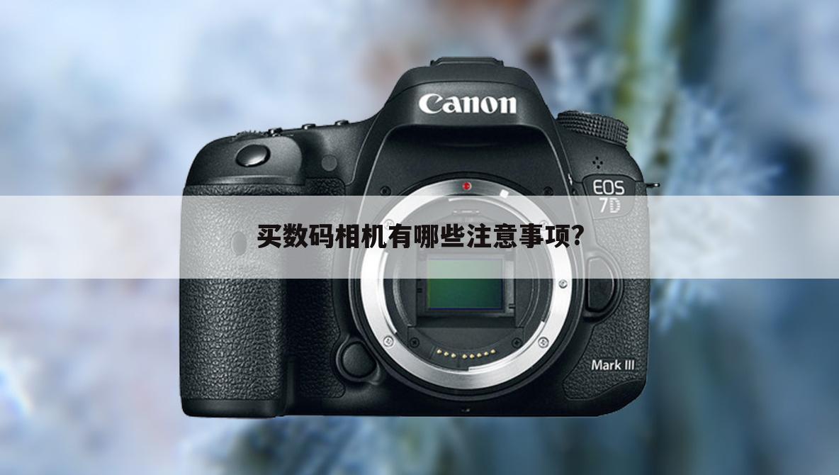 买数码相机有哪些注意事项?