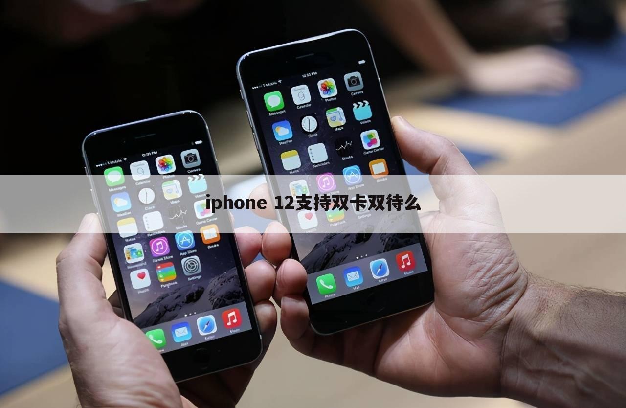 iphone 12支持双卡双待么