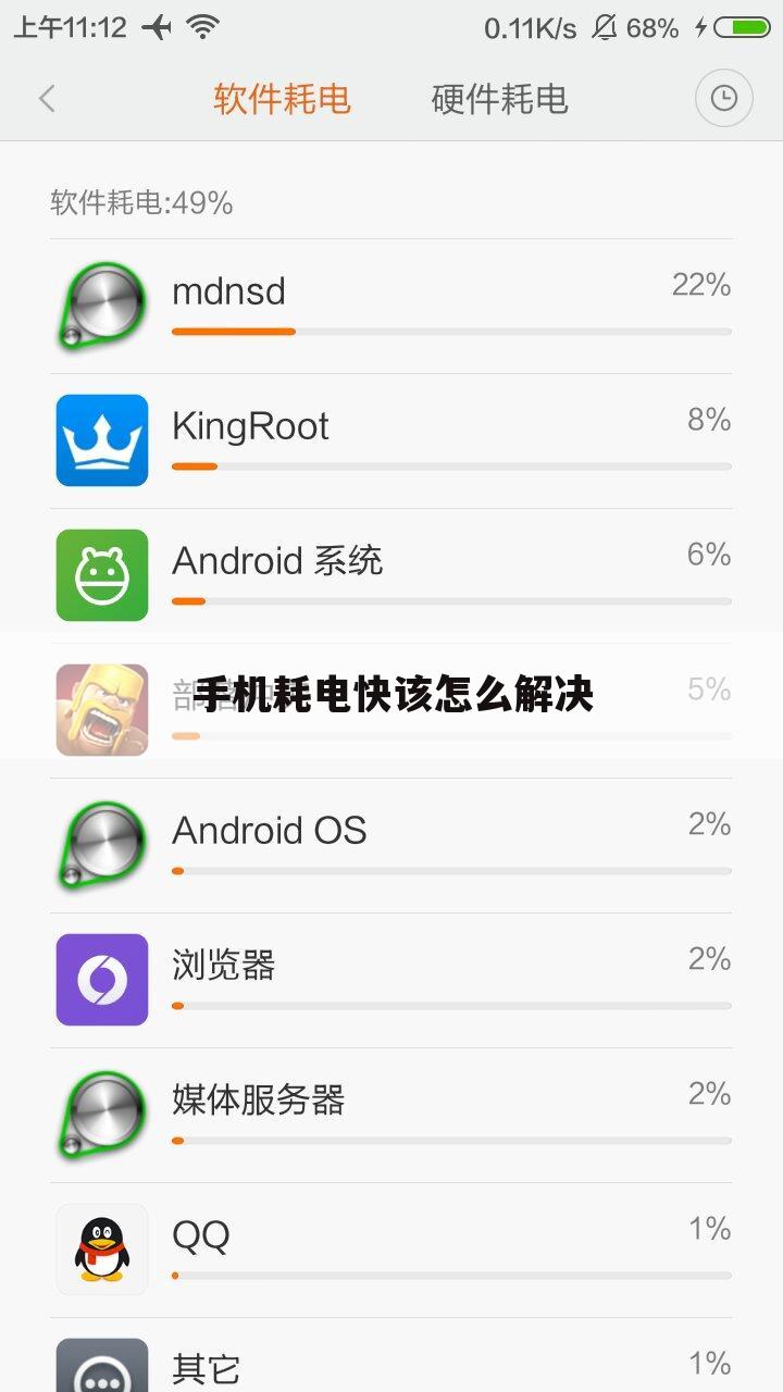 手机耗电快该怎么解决