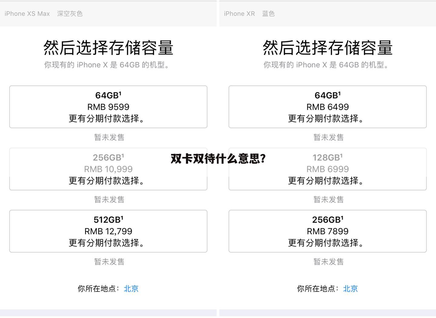 双卡双待什么意思?
