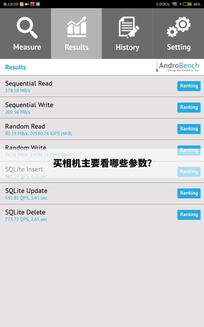 买相机主要看哪些参数？