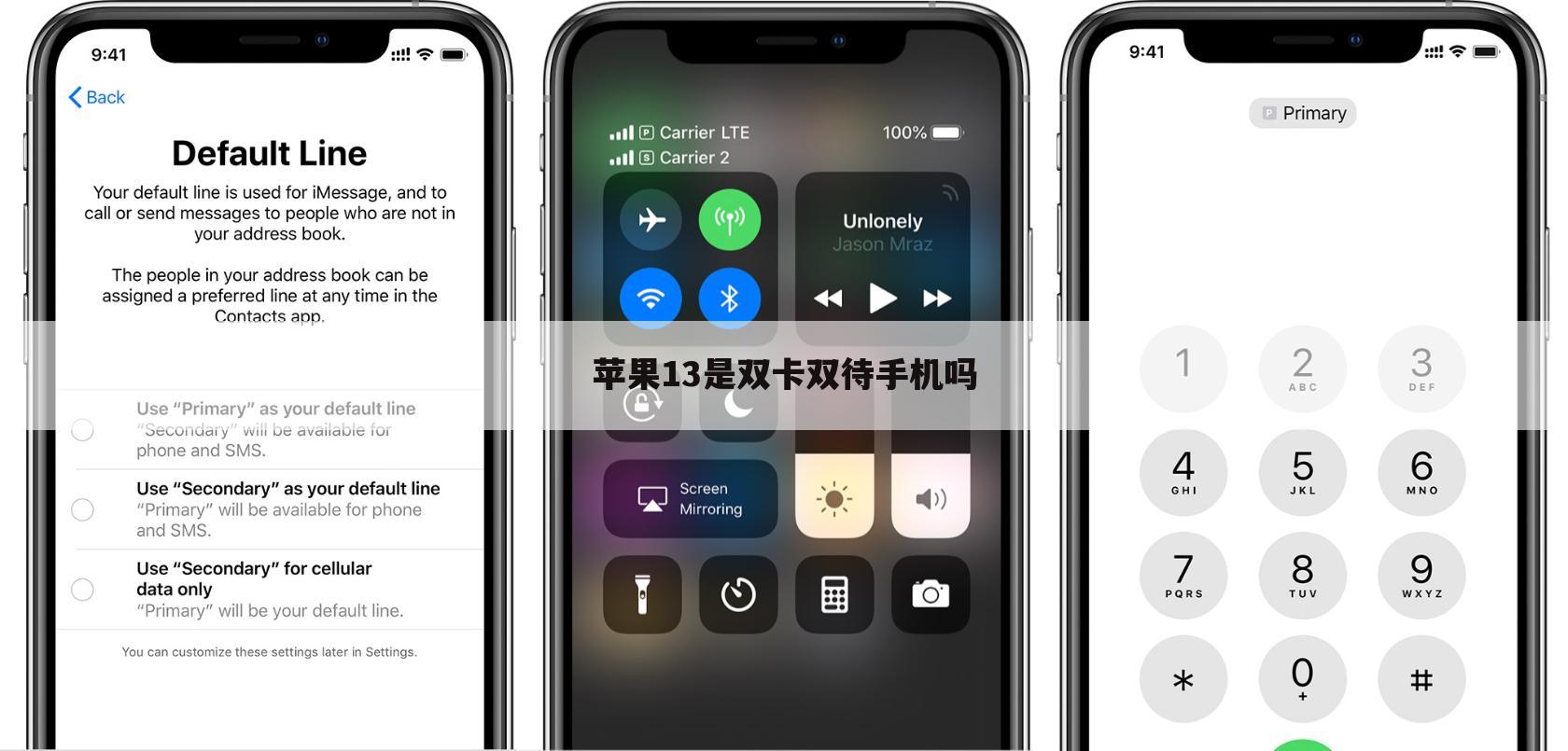 苹果13是双卡双待手机吗