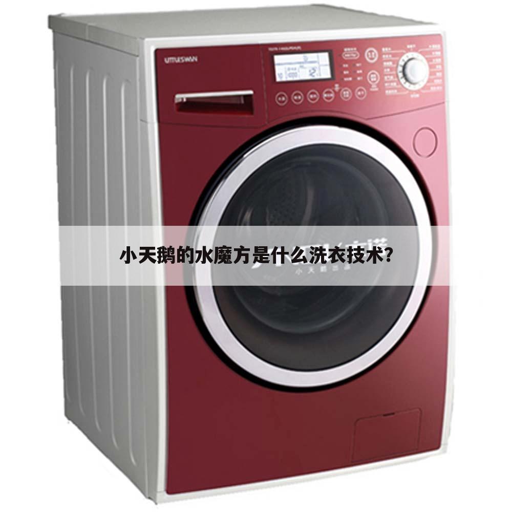 小天鹅的水魔方是什么洗衣技术？