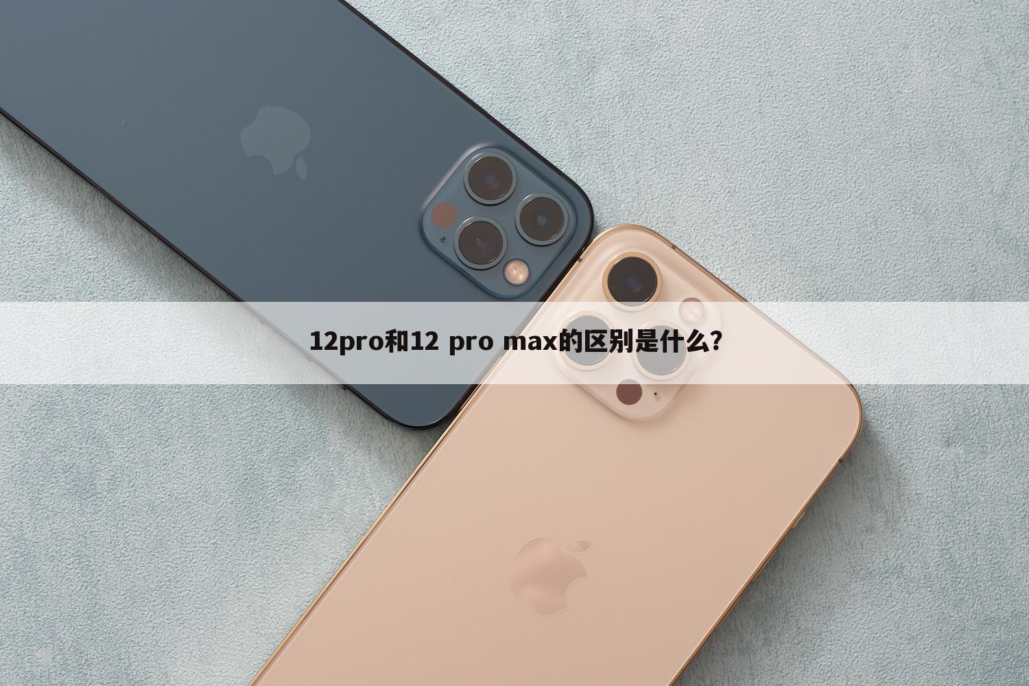 12pro和12 pro max的区别是什么?