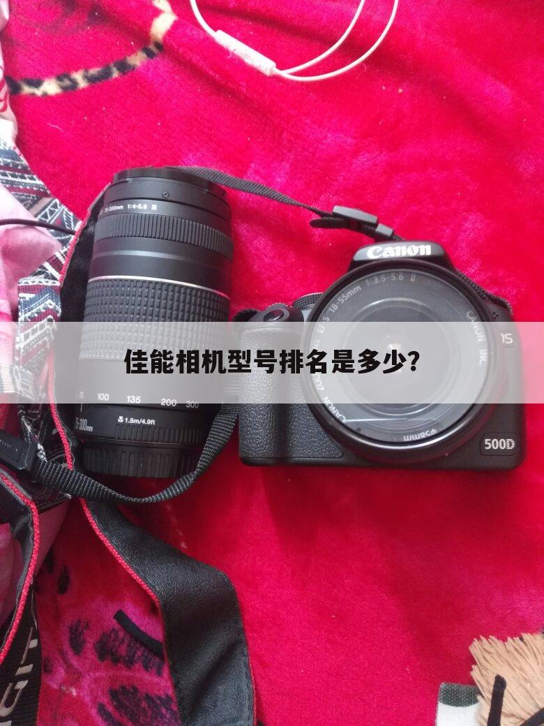 佳能相机型号排名是多少？