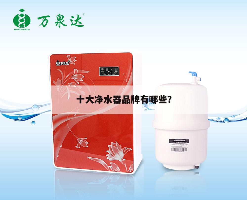 十大净水器品牌有哪些？