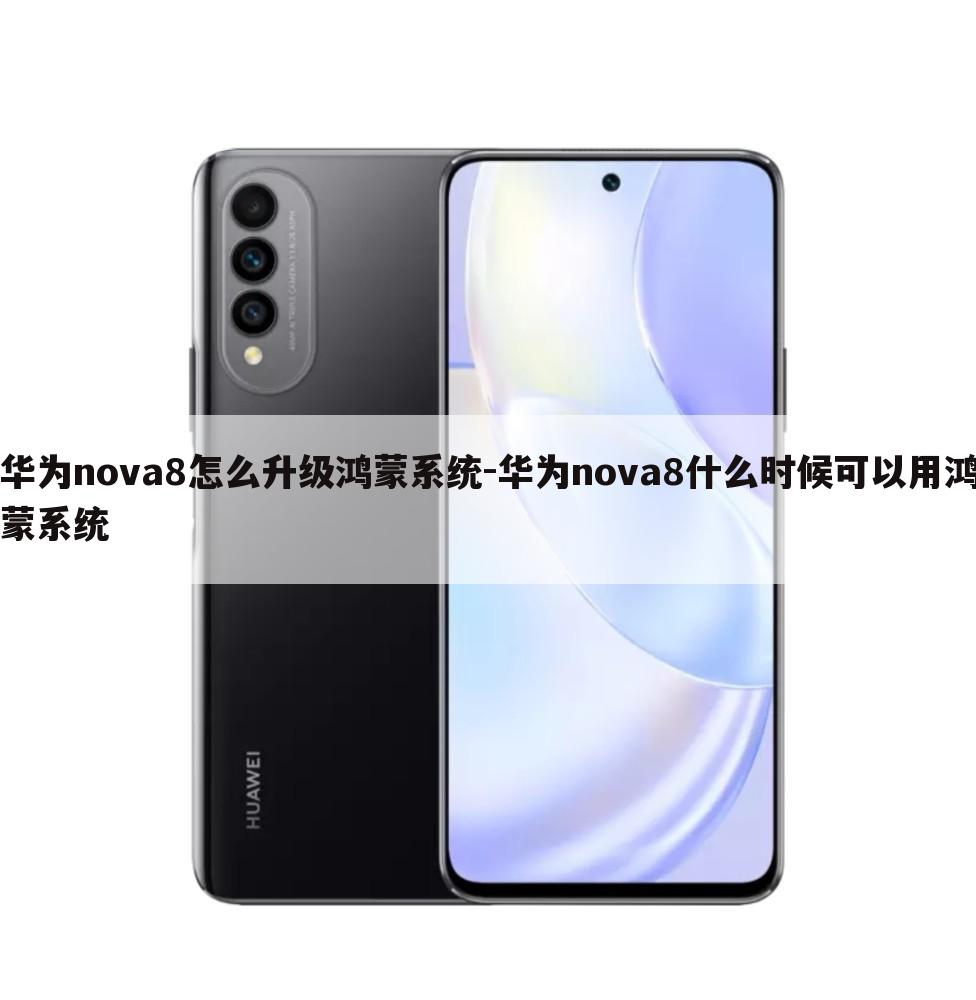 华为nova8怎么升级鸿蒙系统-华为nova8什么时候可以用鸿蒙系统