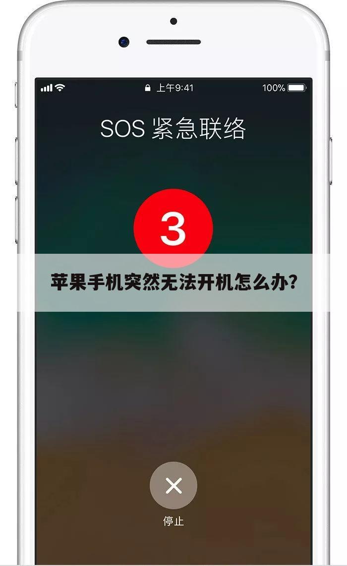 苹果手机突然无法开机怎么办?