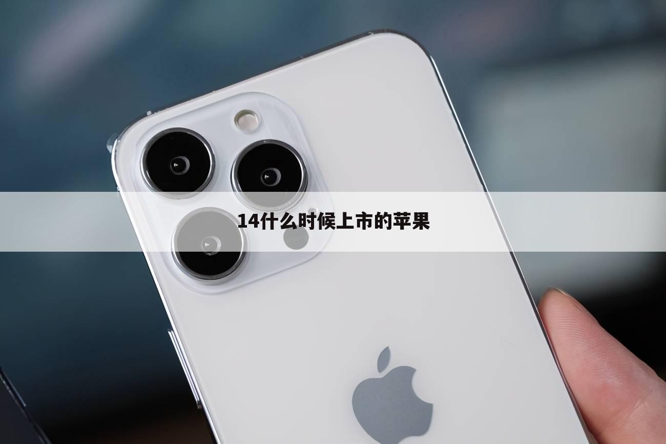 14什么时候上市的苹果