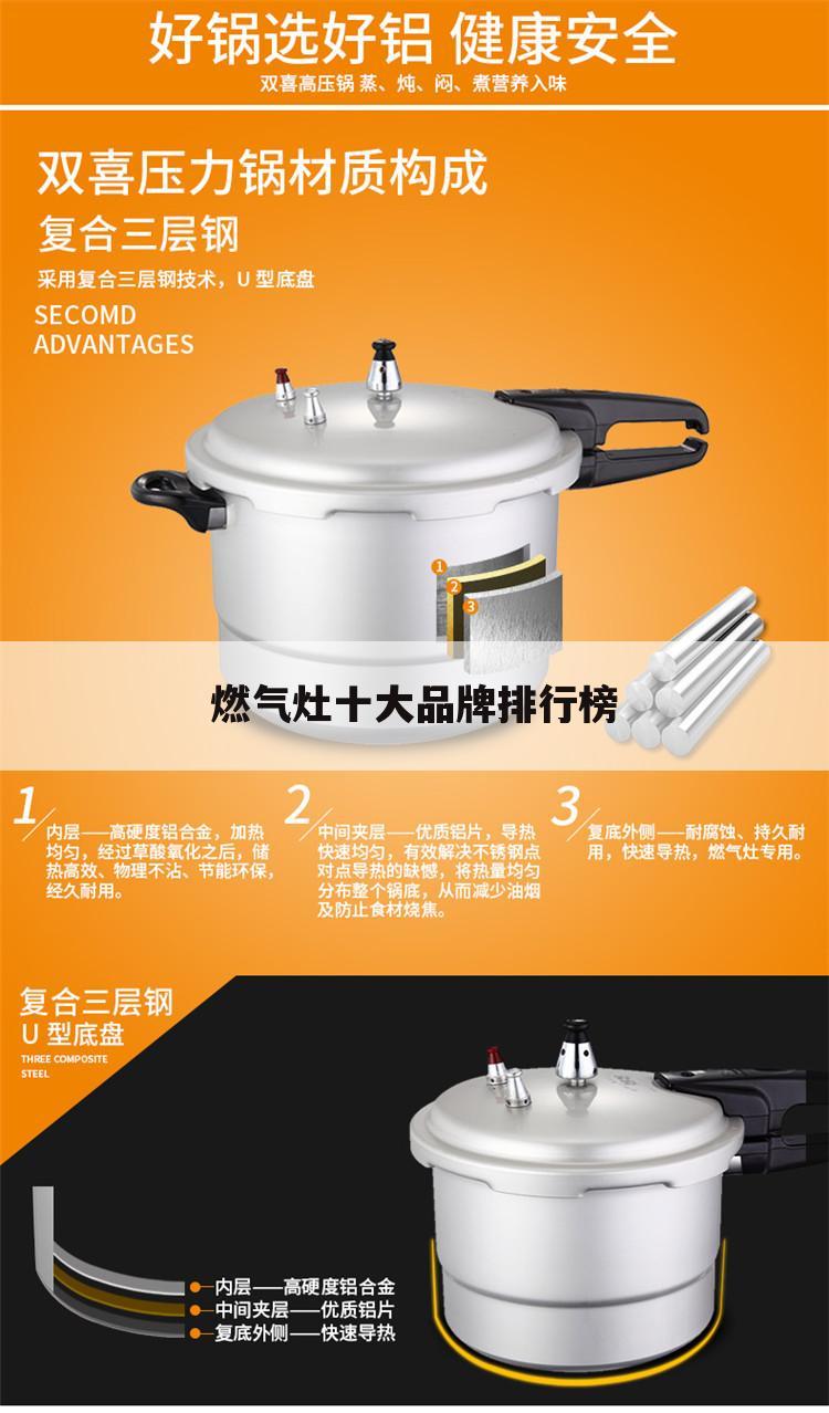 燃气灶十大品牌排行榜