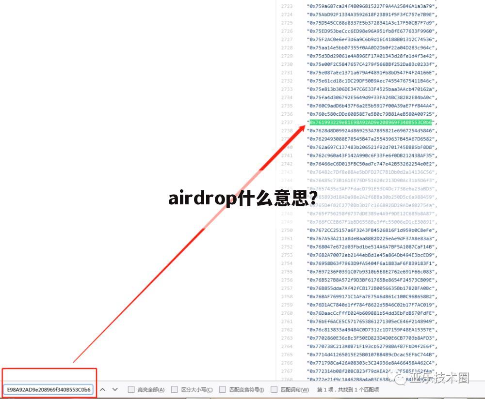 airdrop什么意思?