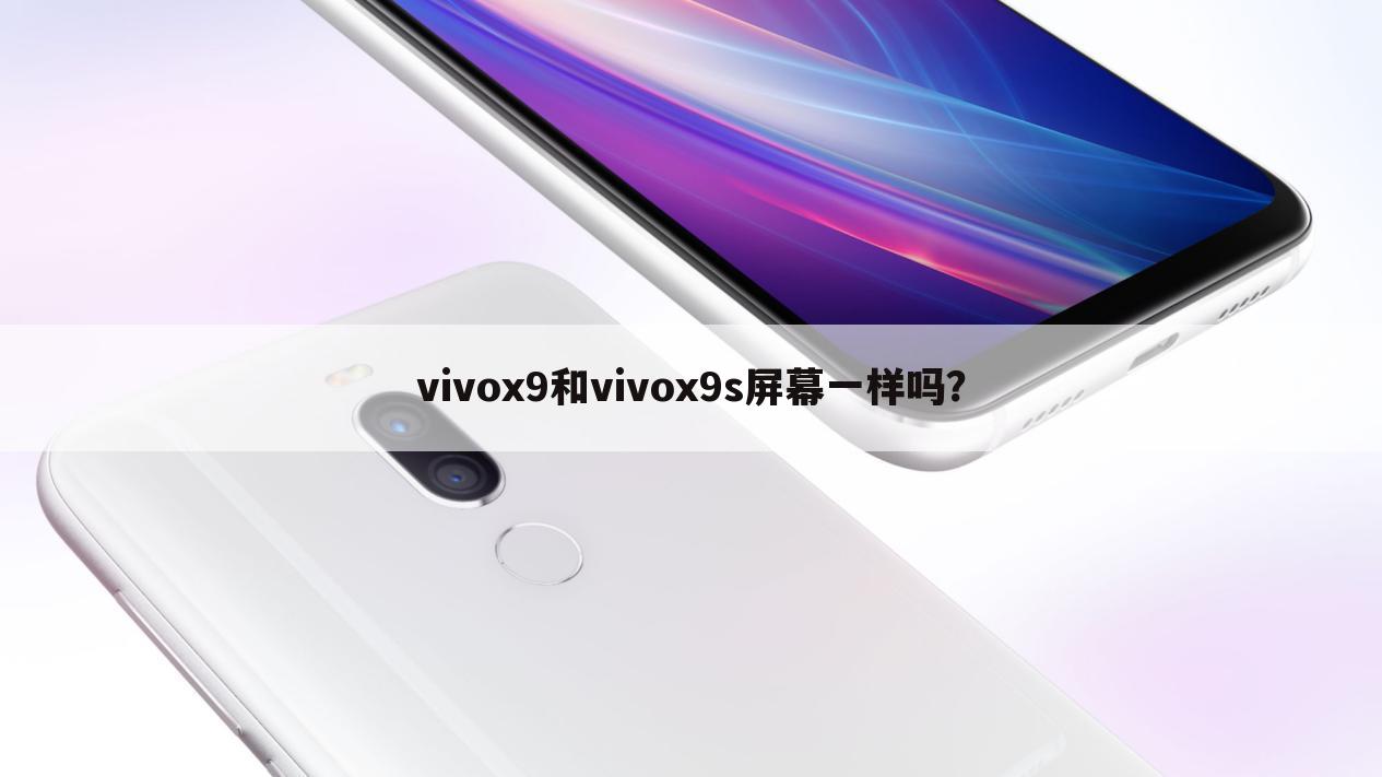 vivox9和vivox9s屏幕一样吗？