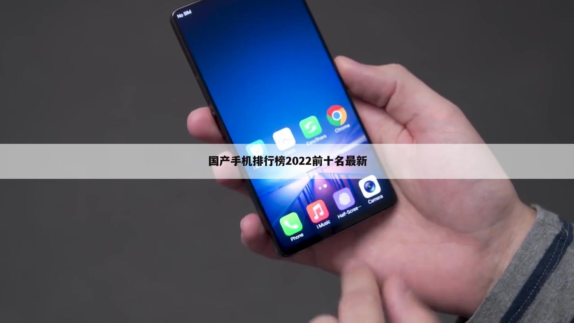 国产手机排行榜2022前十名最新