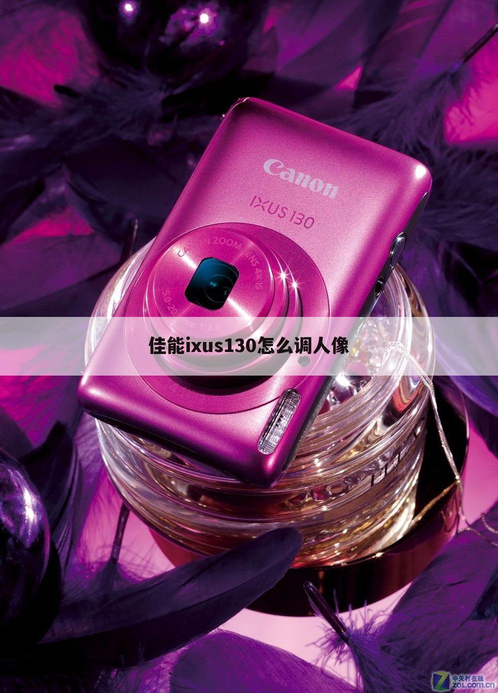 佳能ixus130怎么调人像