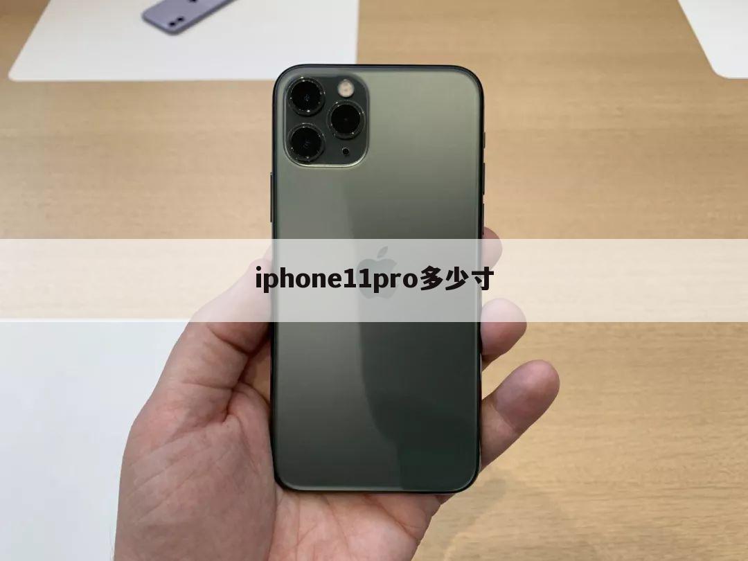 iphone11pro多少寸