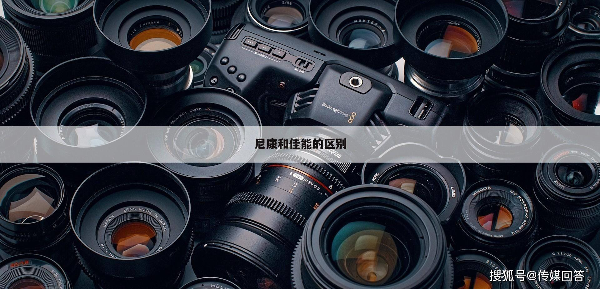 尼康和佳能的区别