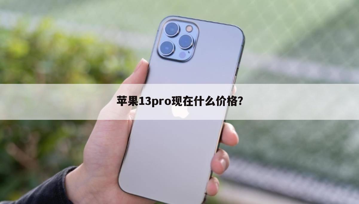 苹果13pro现在什么价格？