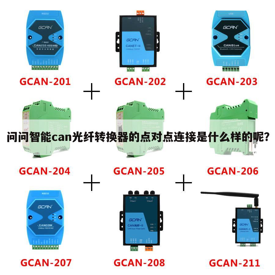 问问智能can光纤转换器的点对点连接是什么样的呢？