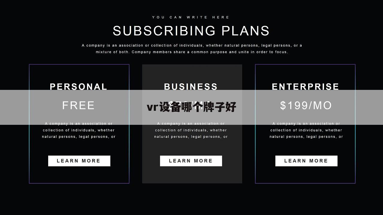 vr设备哪个牌子好