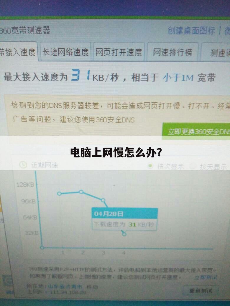 电脑上网慢怎么办？
