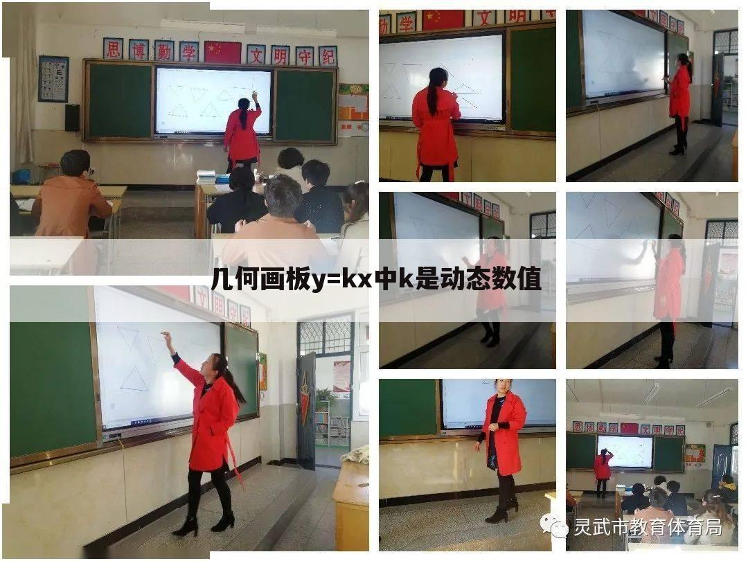 几何画板y=kx中k是动态数值